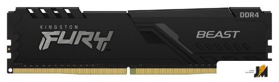 Изображение Оперативная память FURY Beast 16GB DDR4 PC4-25600 KF432C16BB1/16