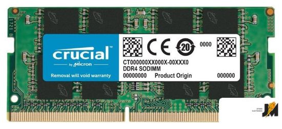 Изображение Оперативная память 8GB DDR4 SODIMM PC4-25600 CT8G4SFS832A