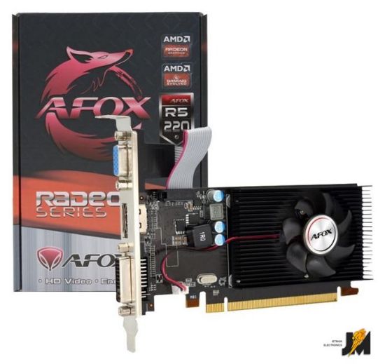 Изображение Видеокарта Radeon R5 220 1GB DDR3 AFR5220-1024D3L5