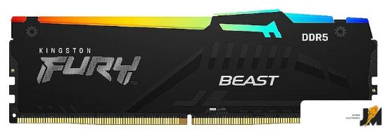 Изображение Оперативная память FURY Beast RGB 16ГБ DDR5 5200 МГц KF552C36BBEA-16