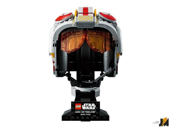 Изображение Конструктор Star Wars 75327 Шлем Люка Скайуокера (Красный-5)