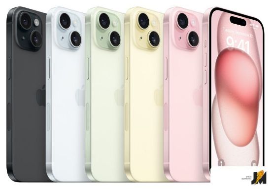 Изображение Смартфон iPhone 15 Dual SIM 256GB (розовый)