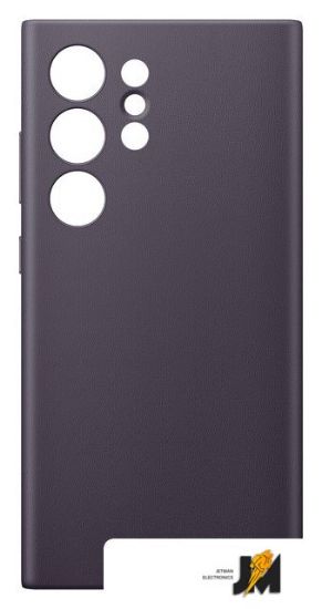 Изображение Чехол для телефона Vegan Leather Case S24 Ultra (темно-фиолетовый)