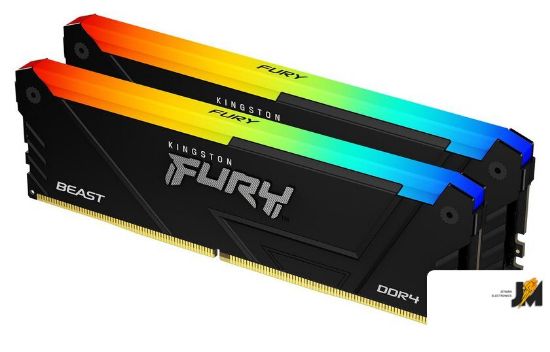 Изображение Оперативная память FURY Beast RGB 2x16ГБ DDR4 3200 МГц KF432C16BB2AK2/32