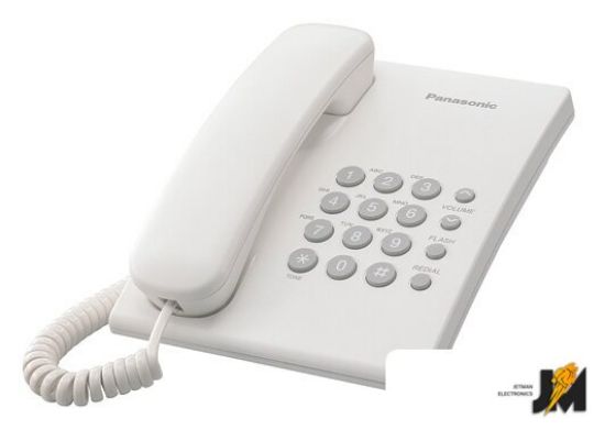 Изображение Проводной телефон KX-TS2350RUW (белый)