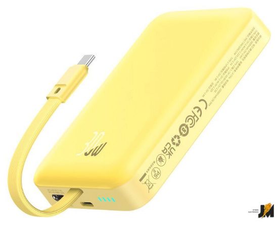 Изображение Внешний аккумулятор Magnetic Fast Charge Power Bank Type-C Edition 30W 10000mAh (желтый)