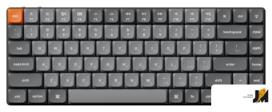 Изображение Клавиатура K3 Max White LED K3M-A3-RU (Gateron Low Profile Brown)
